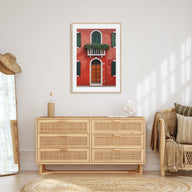 Red House Photo Color Poster