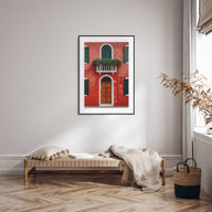 Red House Photo Color Poster