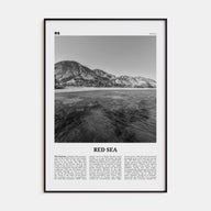 Red Sea Travel B&W Poster