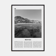 Red Sea Travel B&W Poster