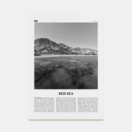 Red Sea Travel B&W Poster