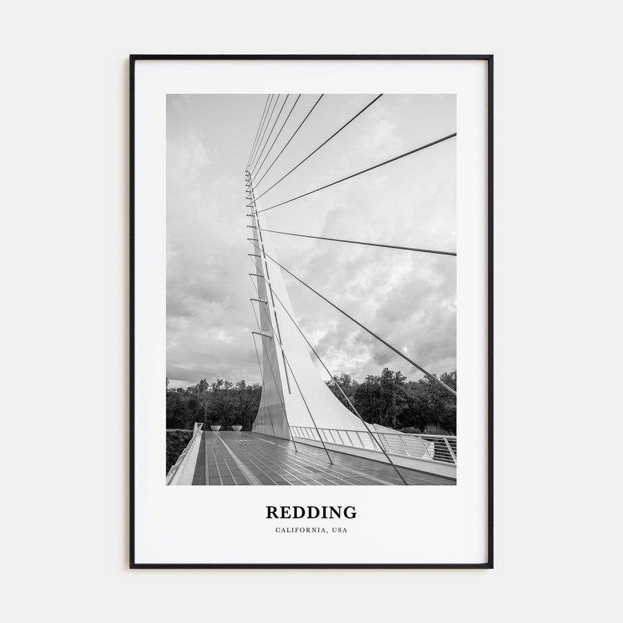 Redding Portrait B&W Poster