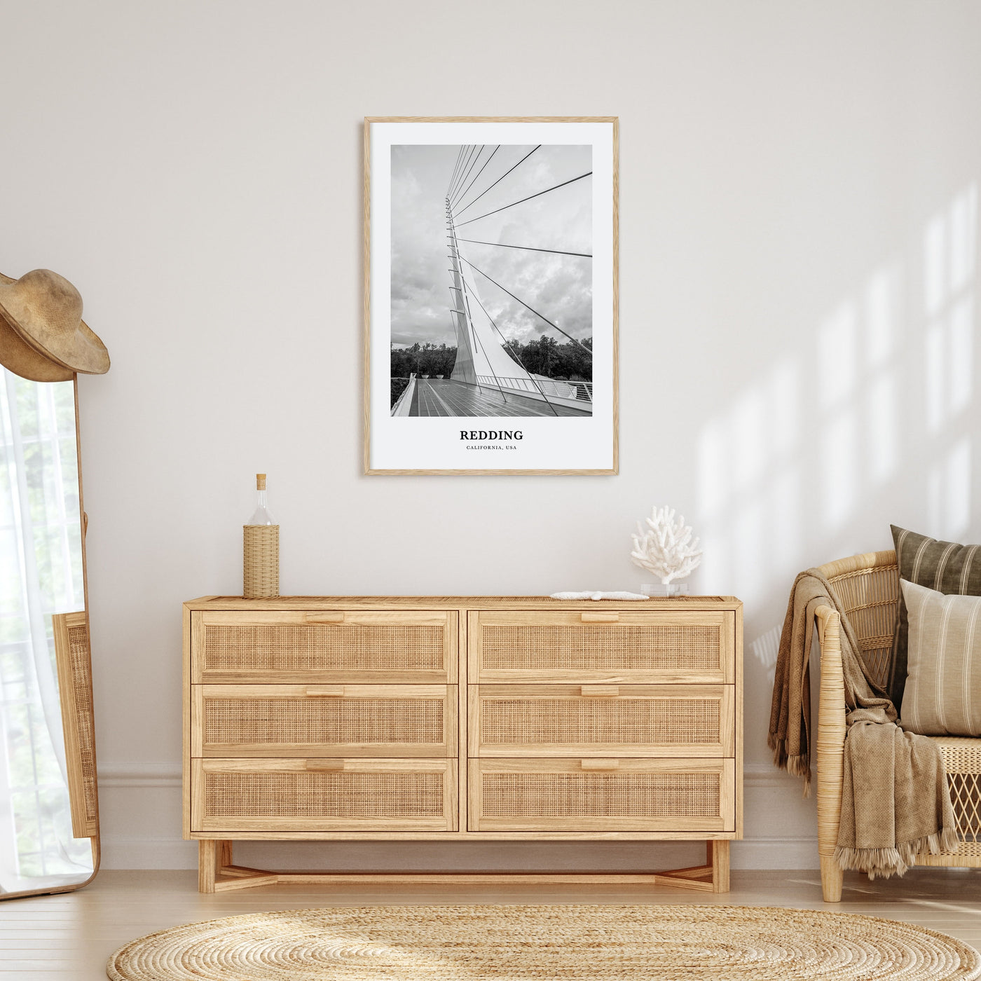 Redding Portrait B&W Poster