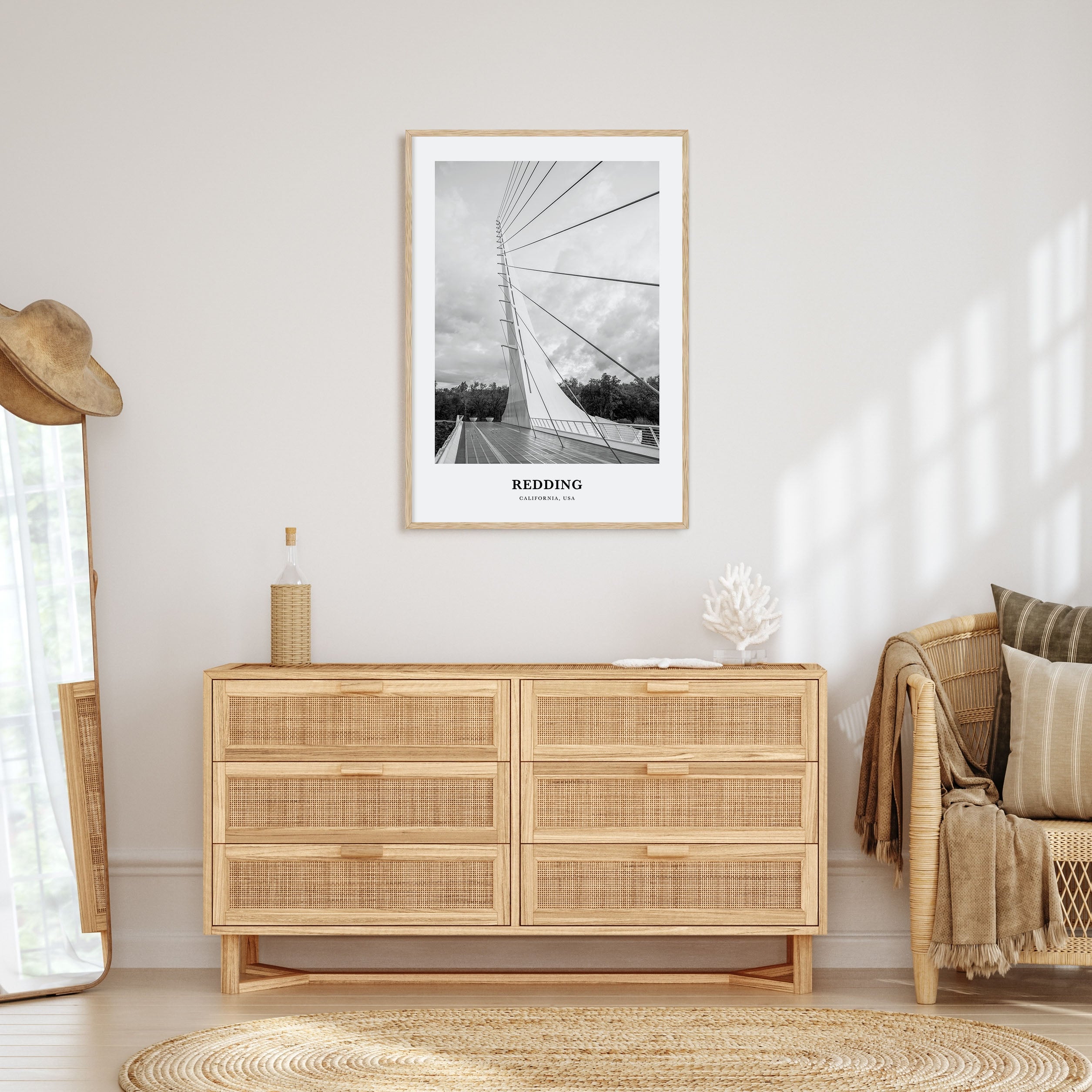 Redding Portrait B&W Poster