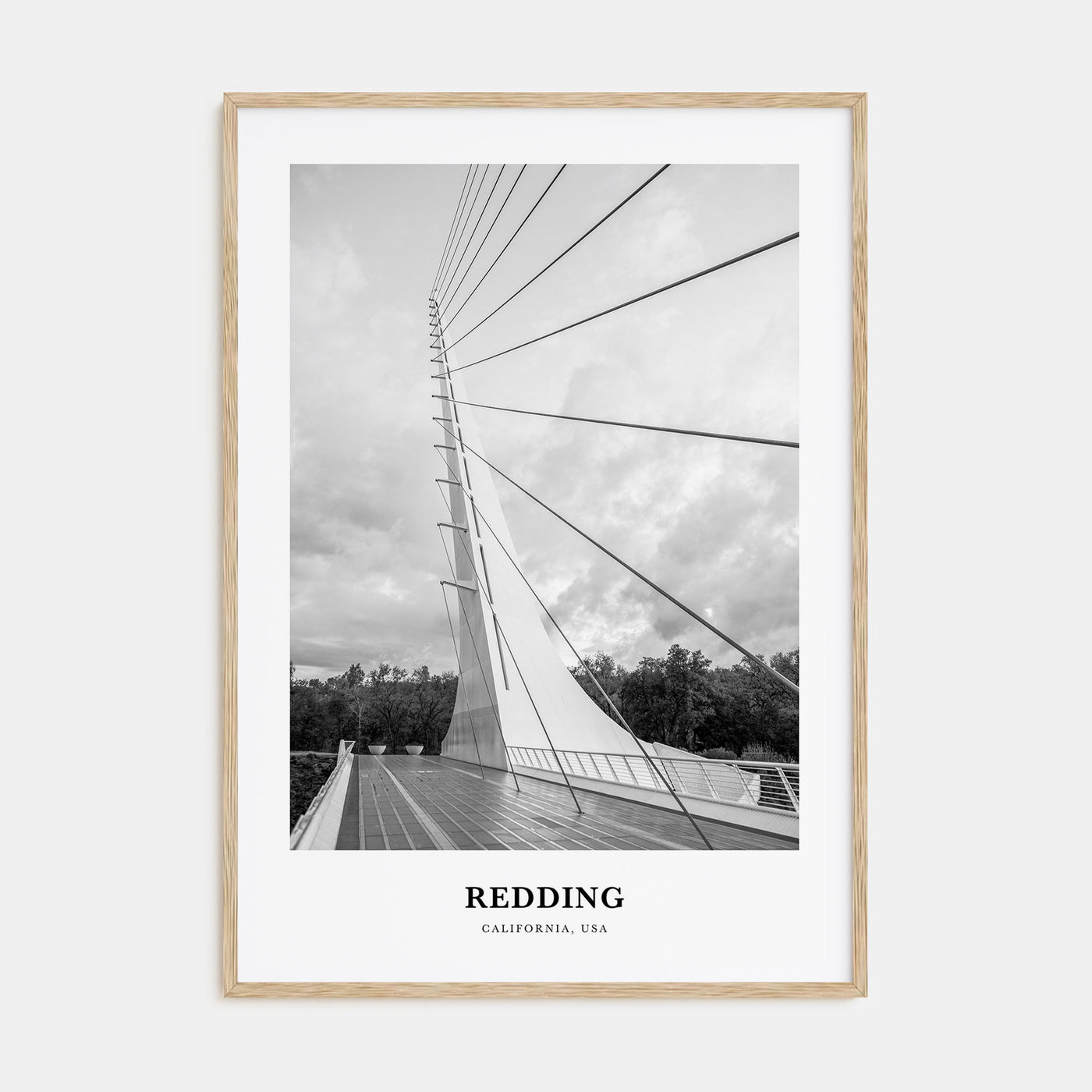 Redding Portrait B&W Poster