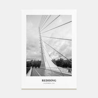 Redding Portrait B&W Poster