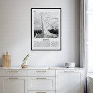 Redding Travel B&W Poster