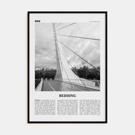 Redding Travel B&W Poster