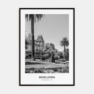 Redlands Portrait B&W Poster
