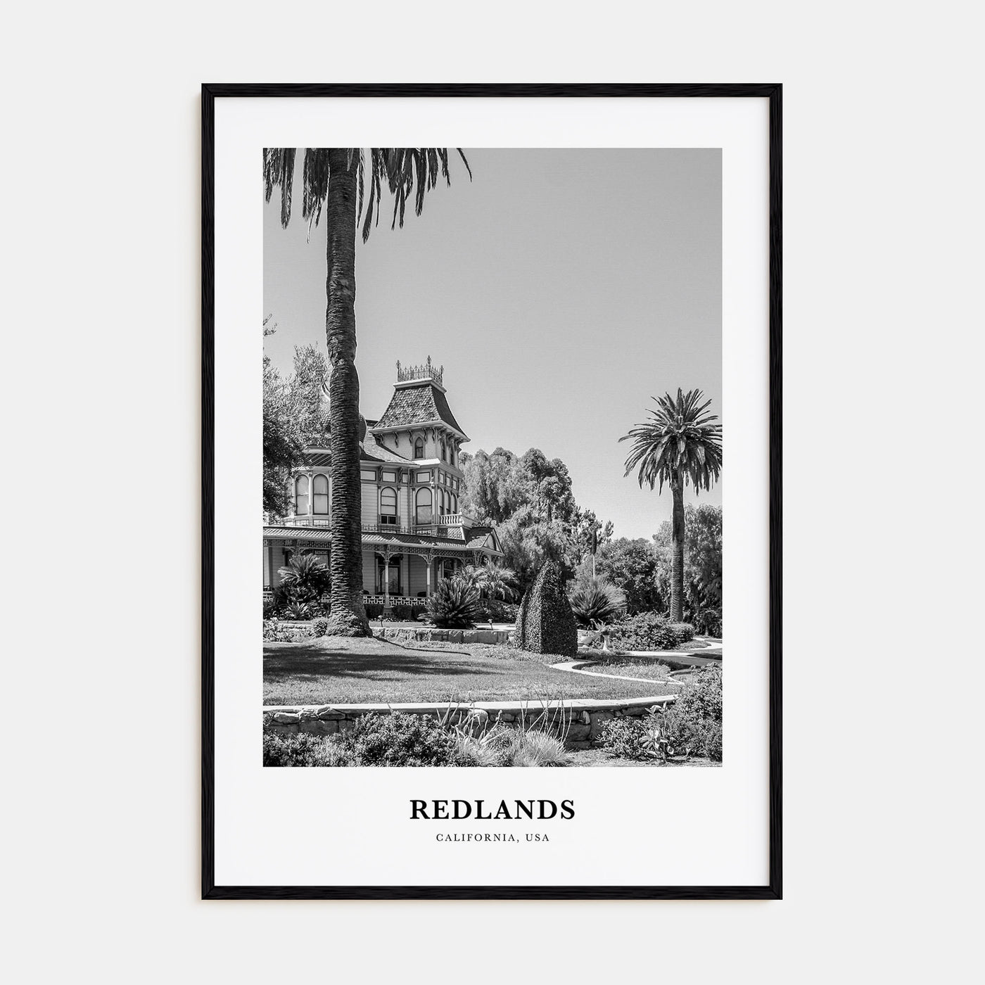 Redlands Portrait B&W Poster
