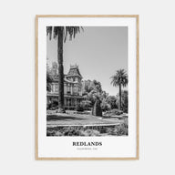 Redlands Portrait B&W Poster