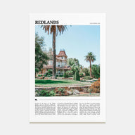 Redlands Travel Color Poster