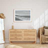 Redondo Beach Landscape B&W Poster