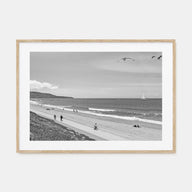 Redondo Beach Landscape B&W Poster