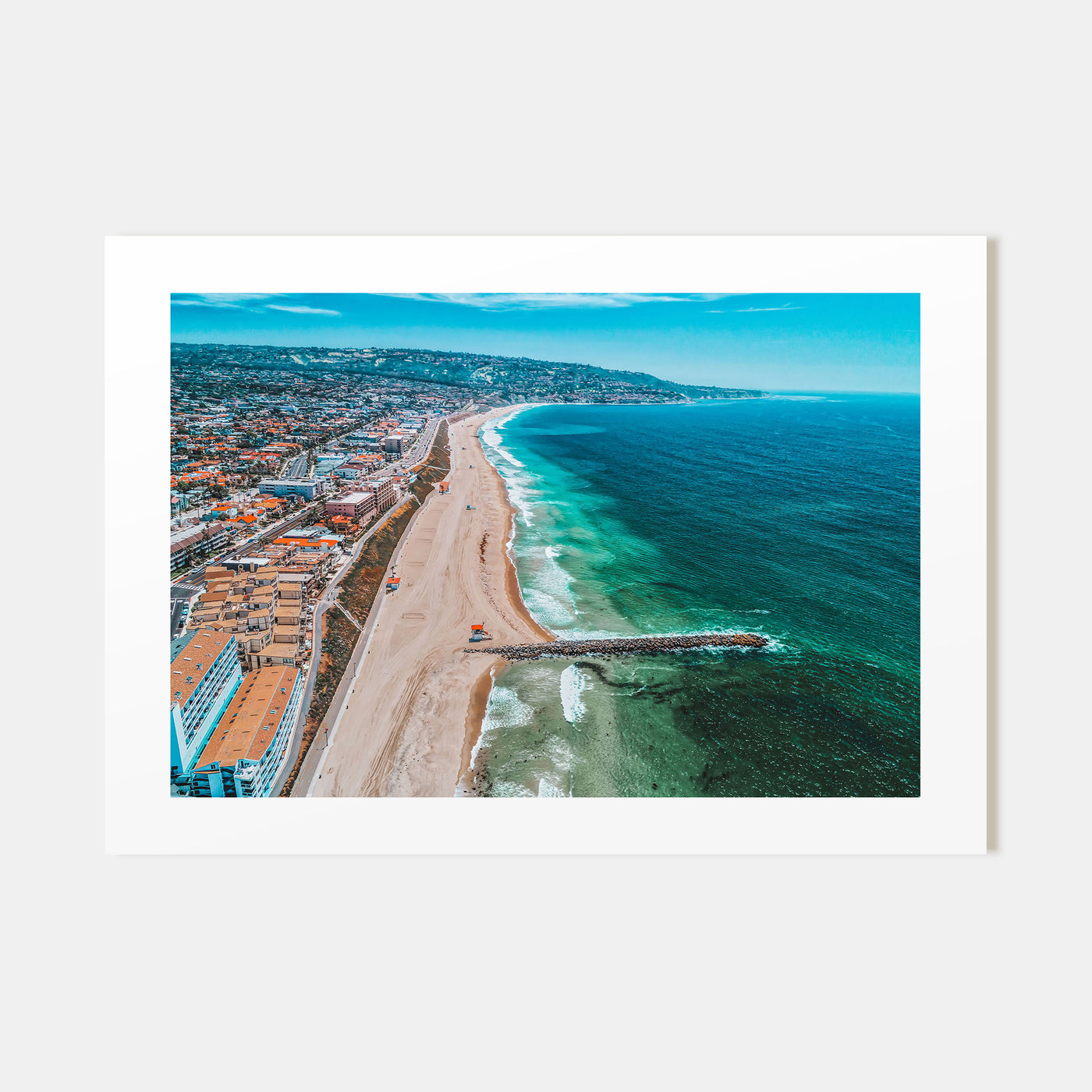 Redondo Beach Landscape Color Poster