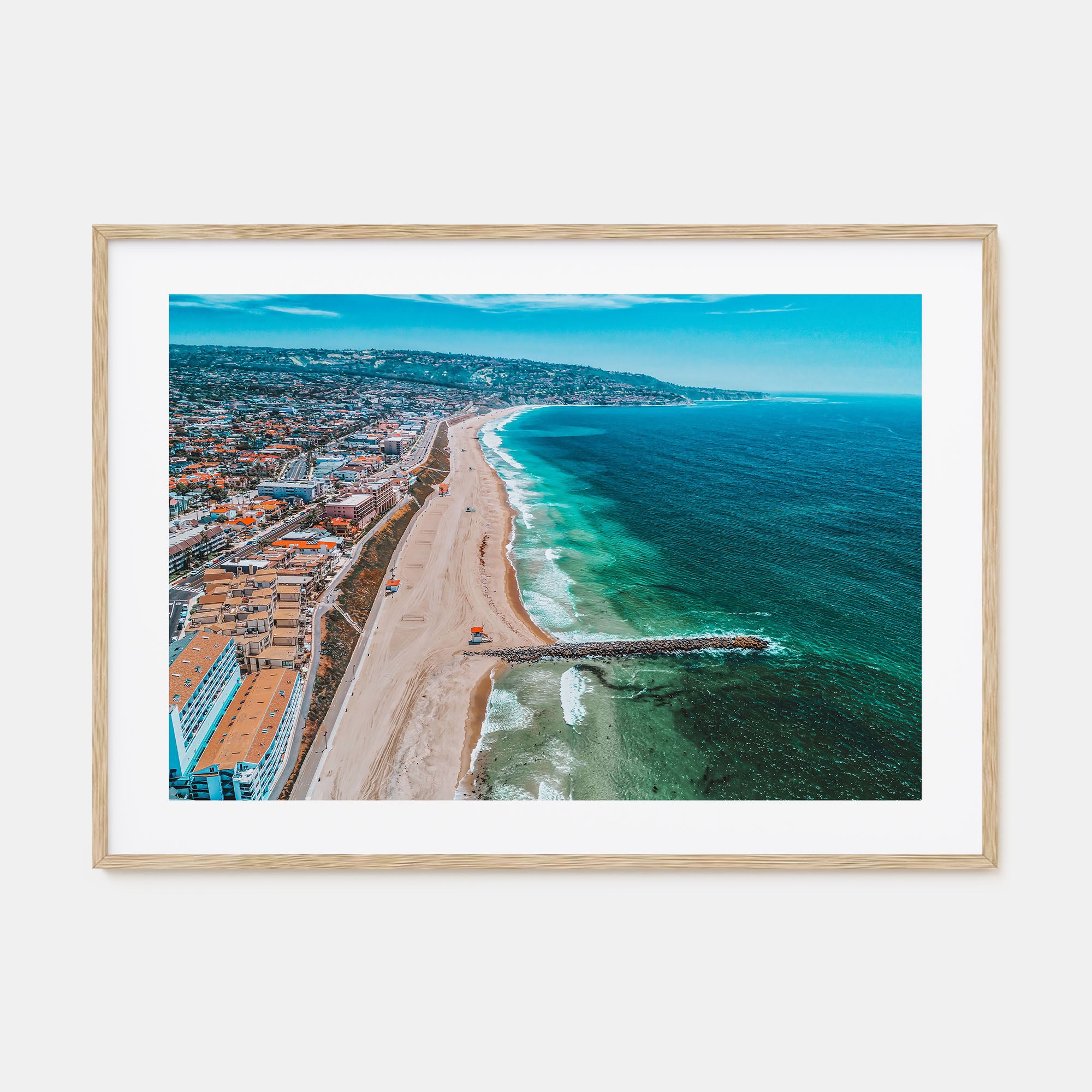 Redondo Beach Landscape Color Poster