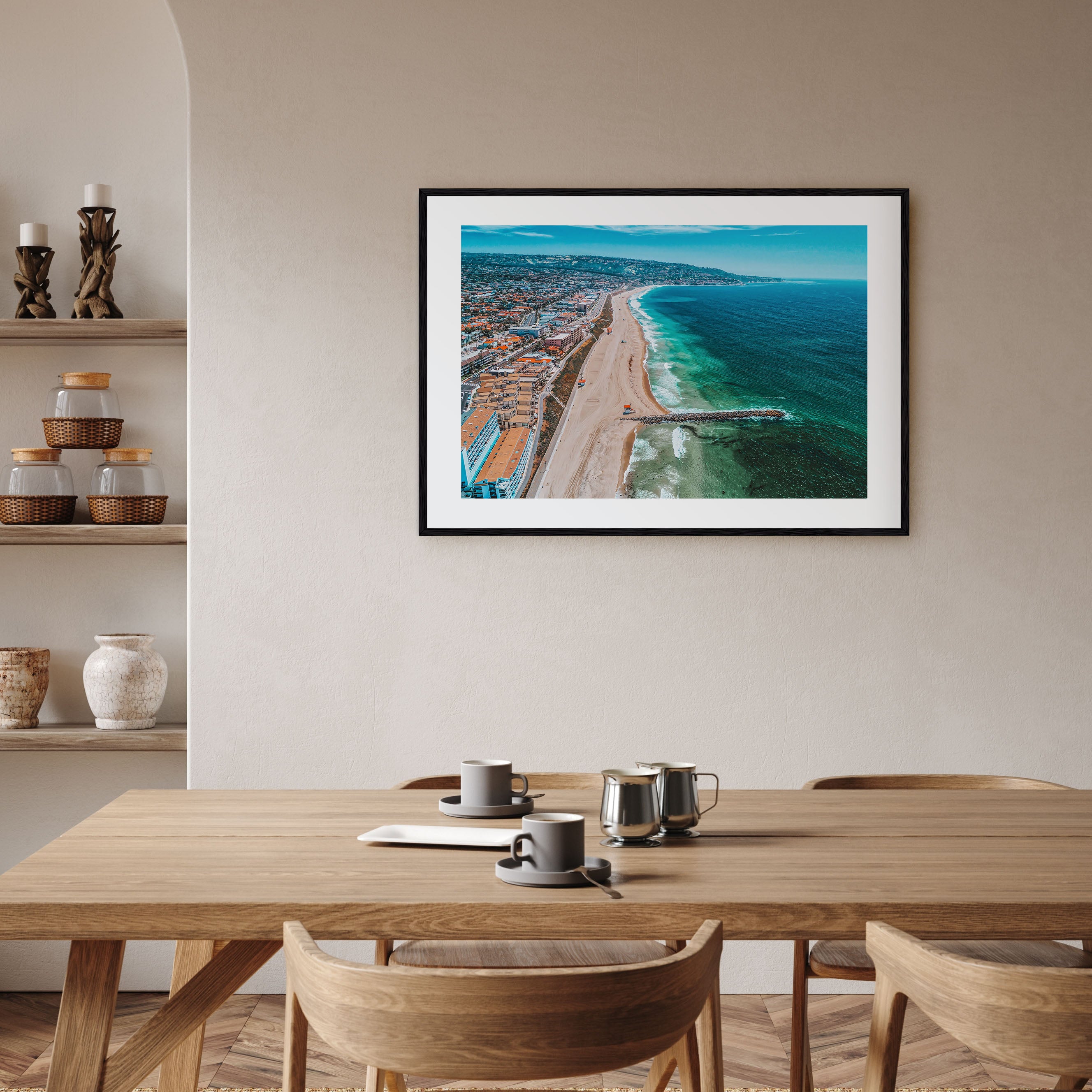 Redondo Beach Landscape Color Poster