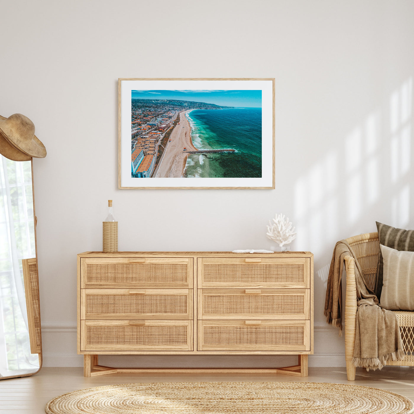 Redondo Beach Landscape Color Poster