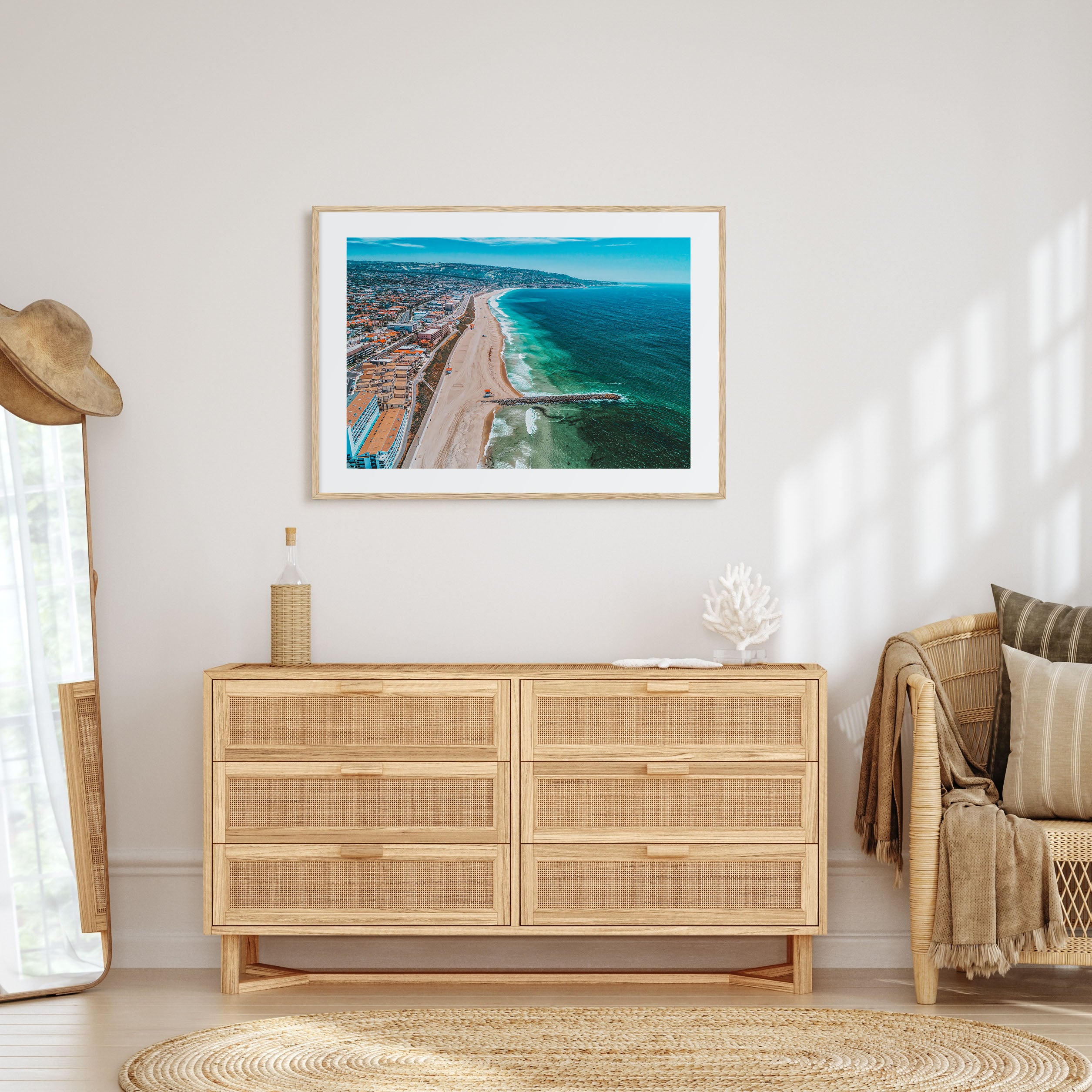 Redondo Beach Landscape Color Poster