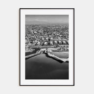 Redondo Beach Photo B&W Poster