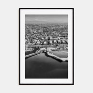Redondo Beach Photo B&W Poster