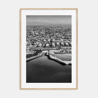 Redondo Beach Photo B&W Poster