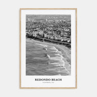 Redondo Beach Portrait B&W Poster