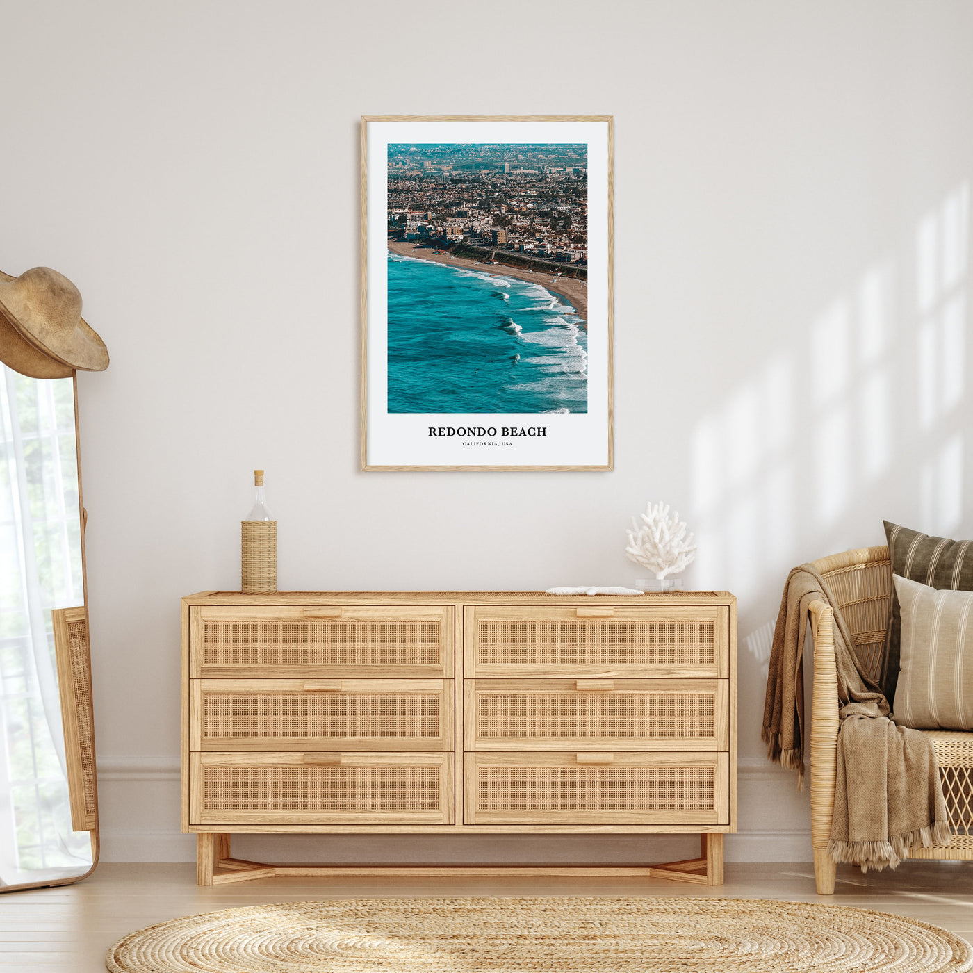Redondo Beach Portrait Color Poster