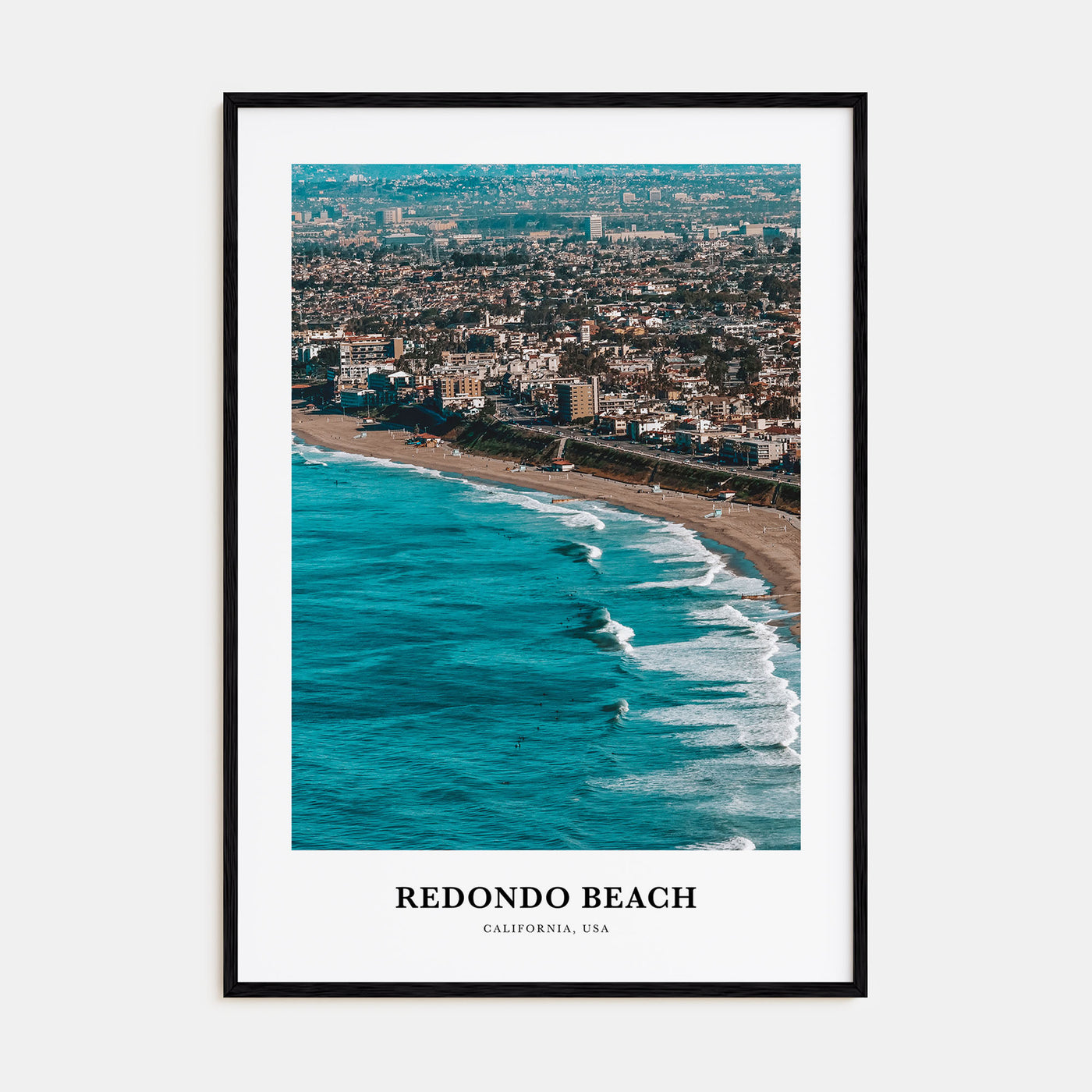 Redondo Beach Portrait Color Poster