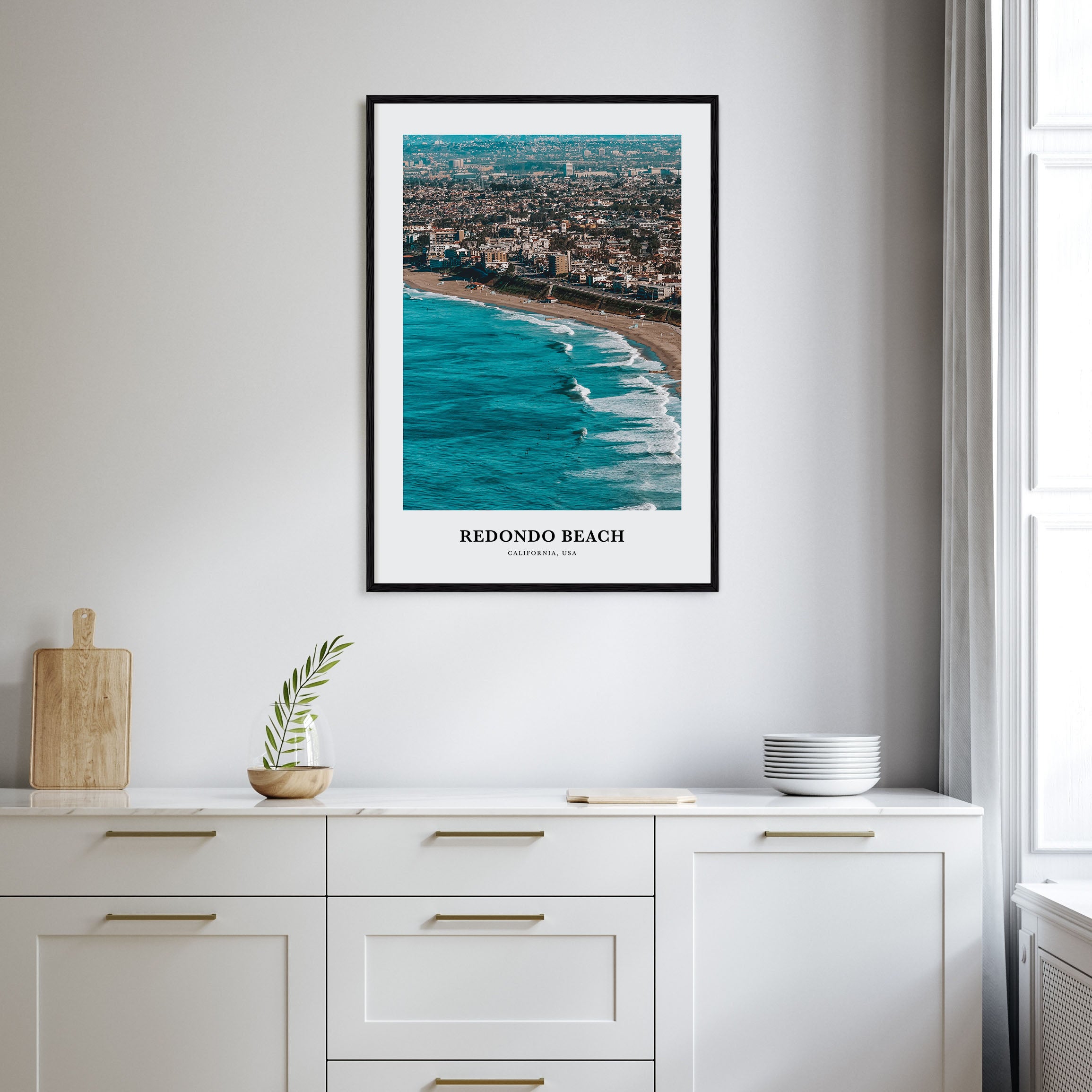 Redondo Beach Portrait Color Poster