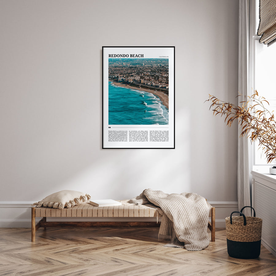 Redondo Beach Travel Color Poster