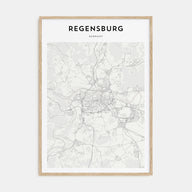 Regensburg Map Portrait Poster