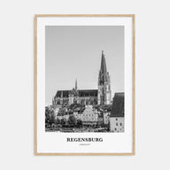 Regensburg Portrait B&W Poster