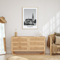 Regensburg Portrait B&W Poster