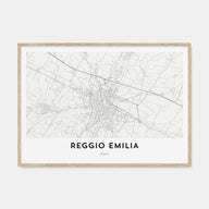 Reggio Emilia Map Landscape Poster