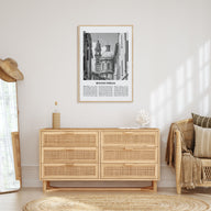 Reggio Emilia Travel B&W Poster