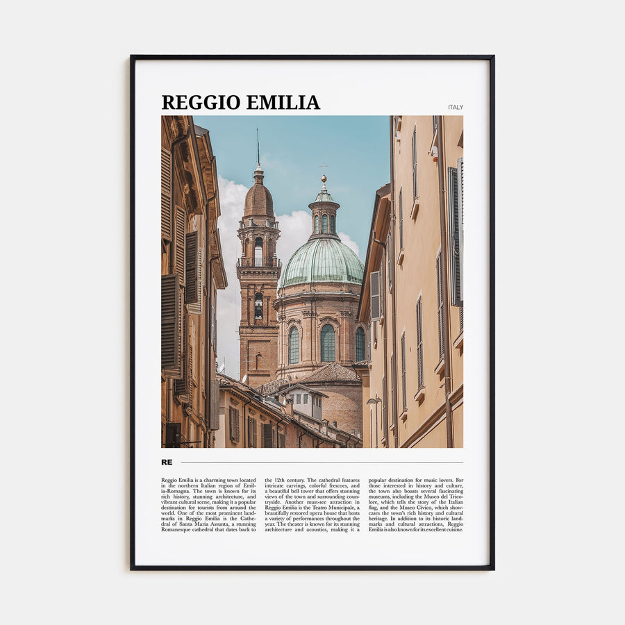 Reggio Emilia Travel Color Poster
