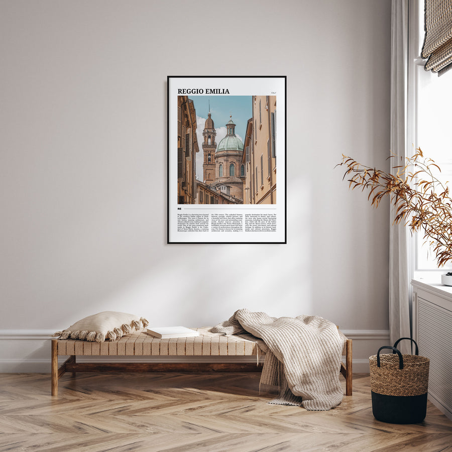 Reggio Emilia Travel Color Poster