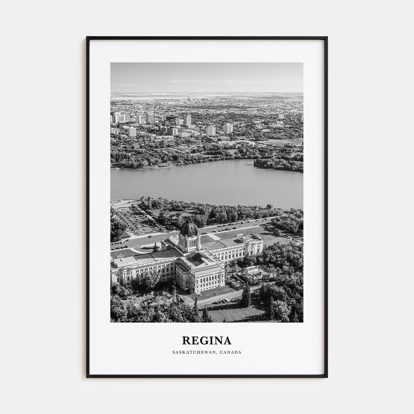 Regina Portrait B&W Poster