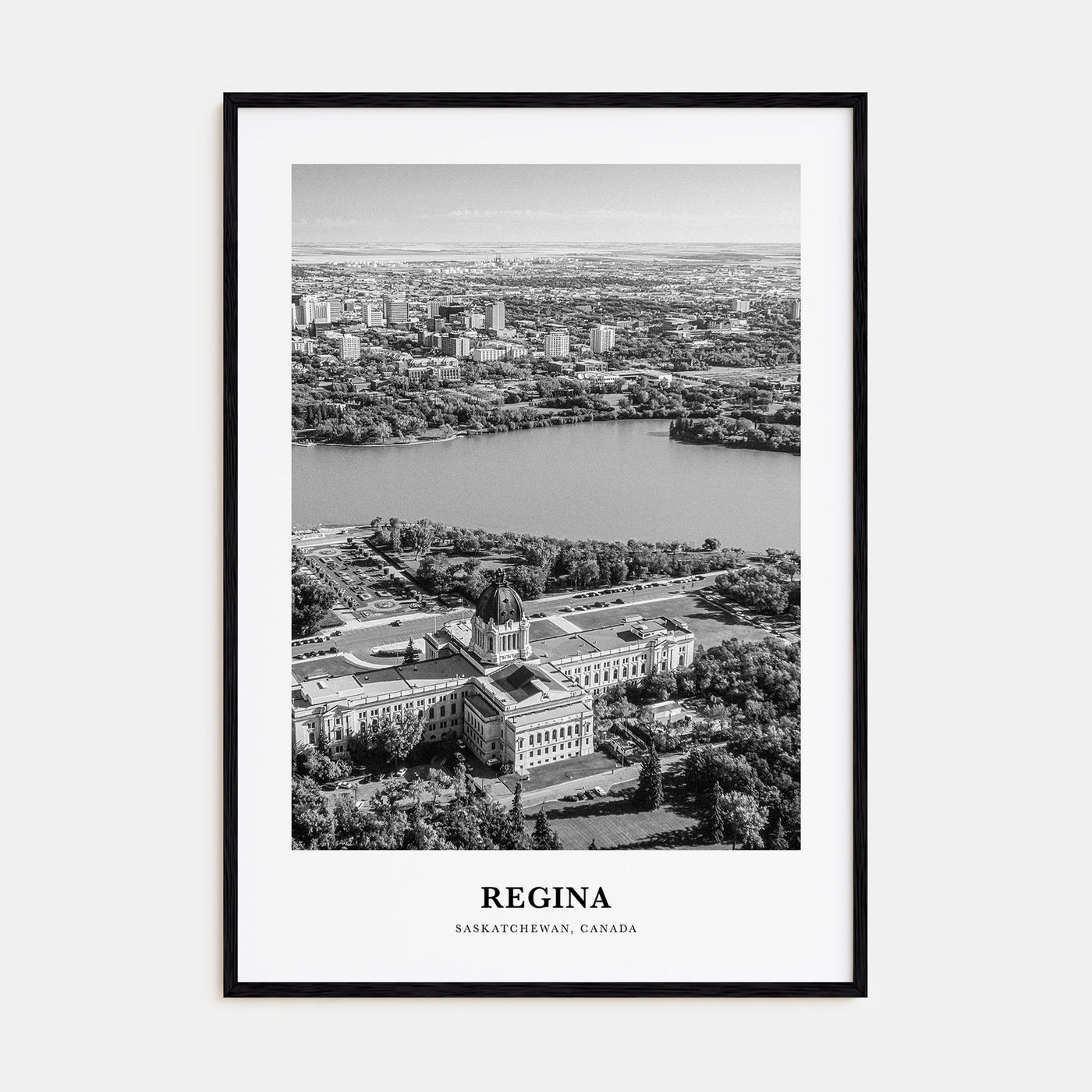Regina Portrait B&W Poster