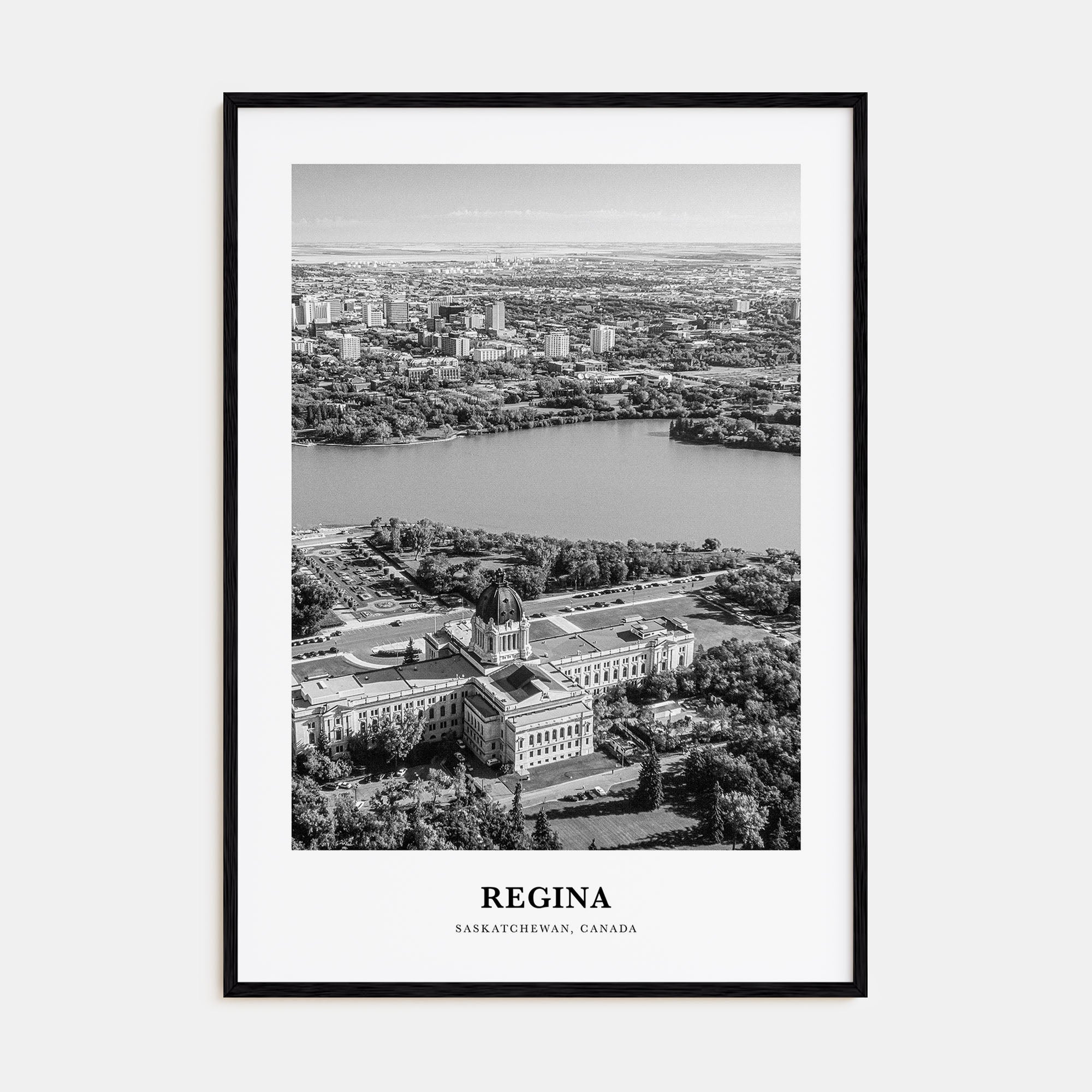 Regina Portrait B&W Poster