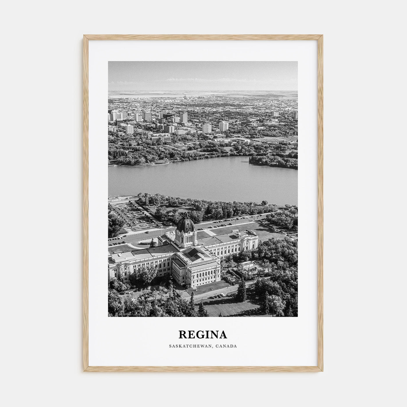 Regina Portrait B&W Poster