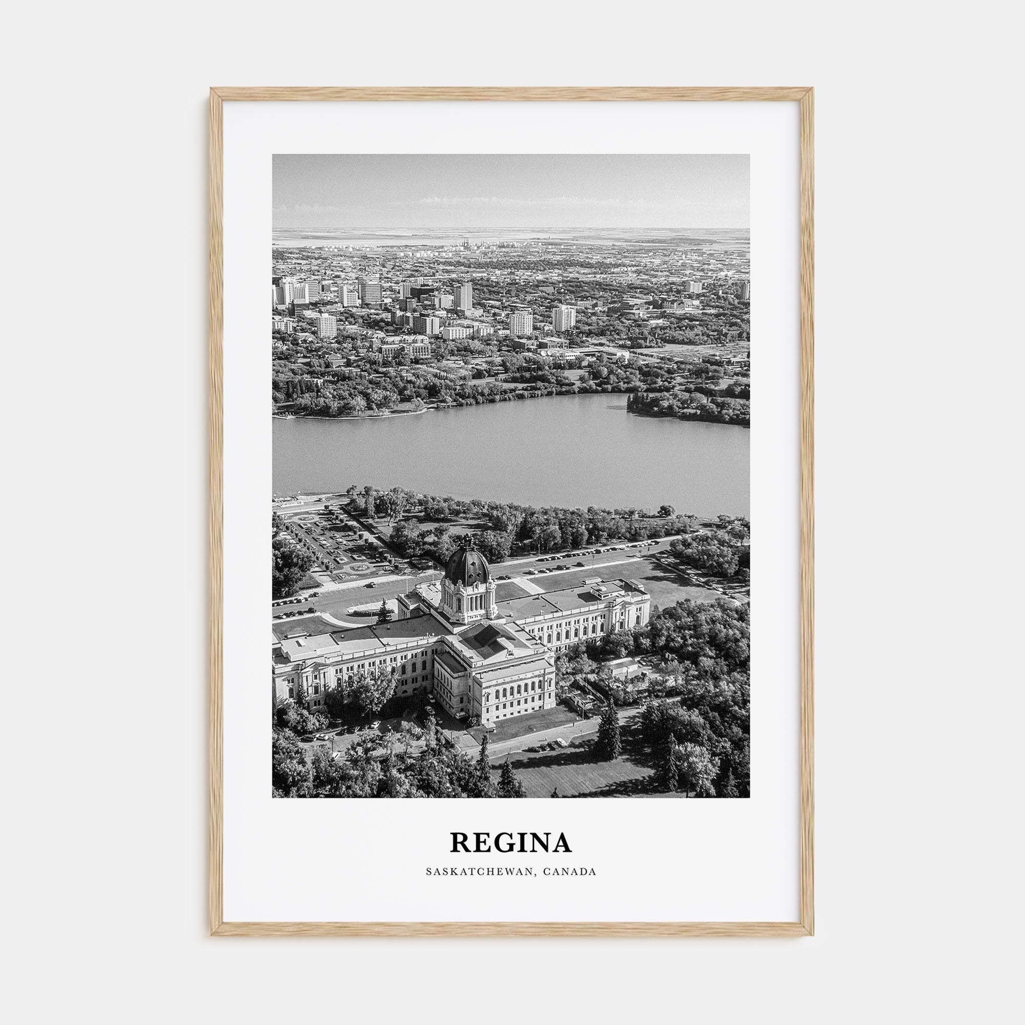 Regina Portrait B&W Poster