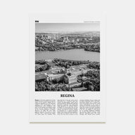 Regina Travel B&W Poster