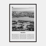 Regina Travel B&W Poster