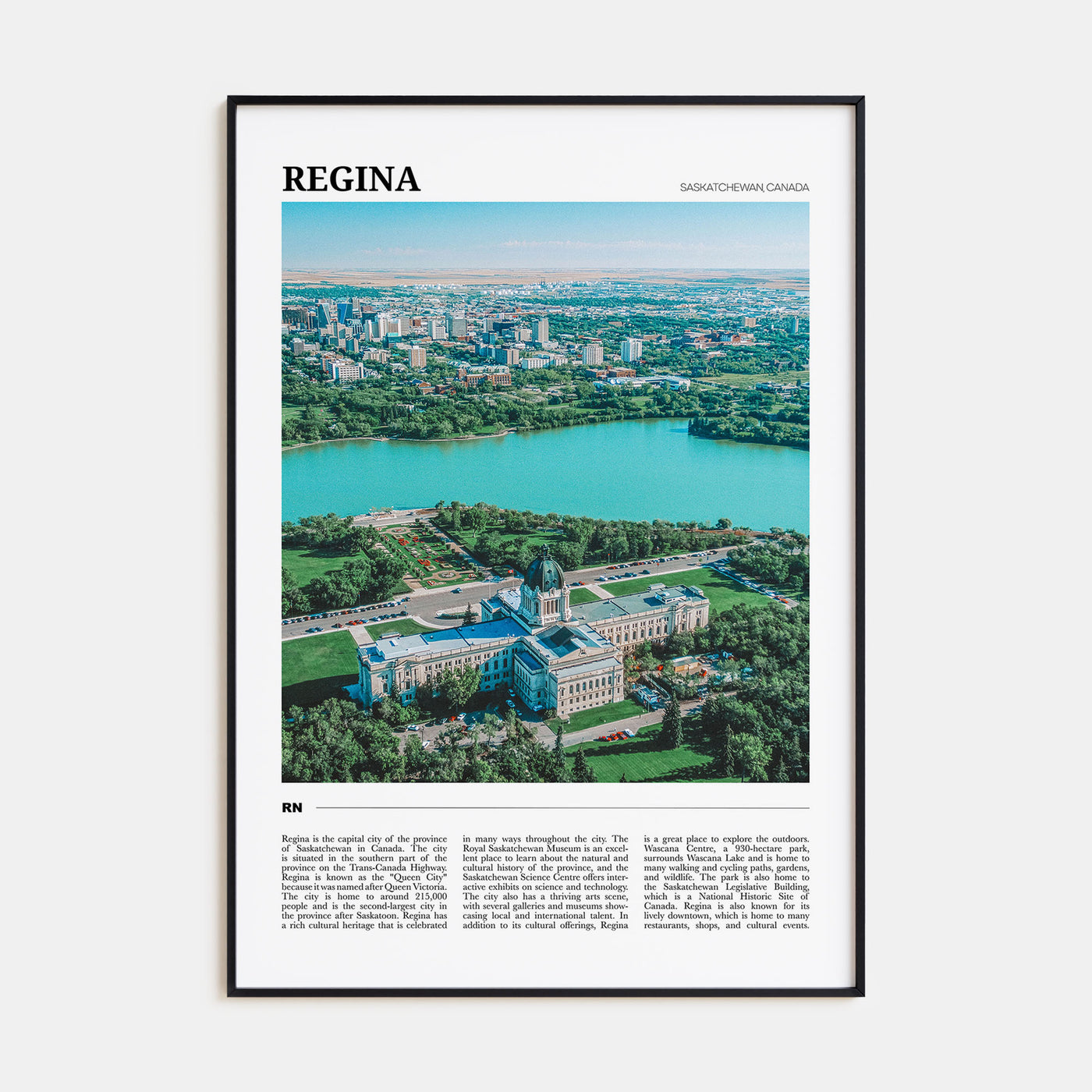Regina Travel Color Poster