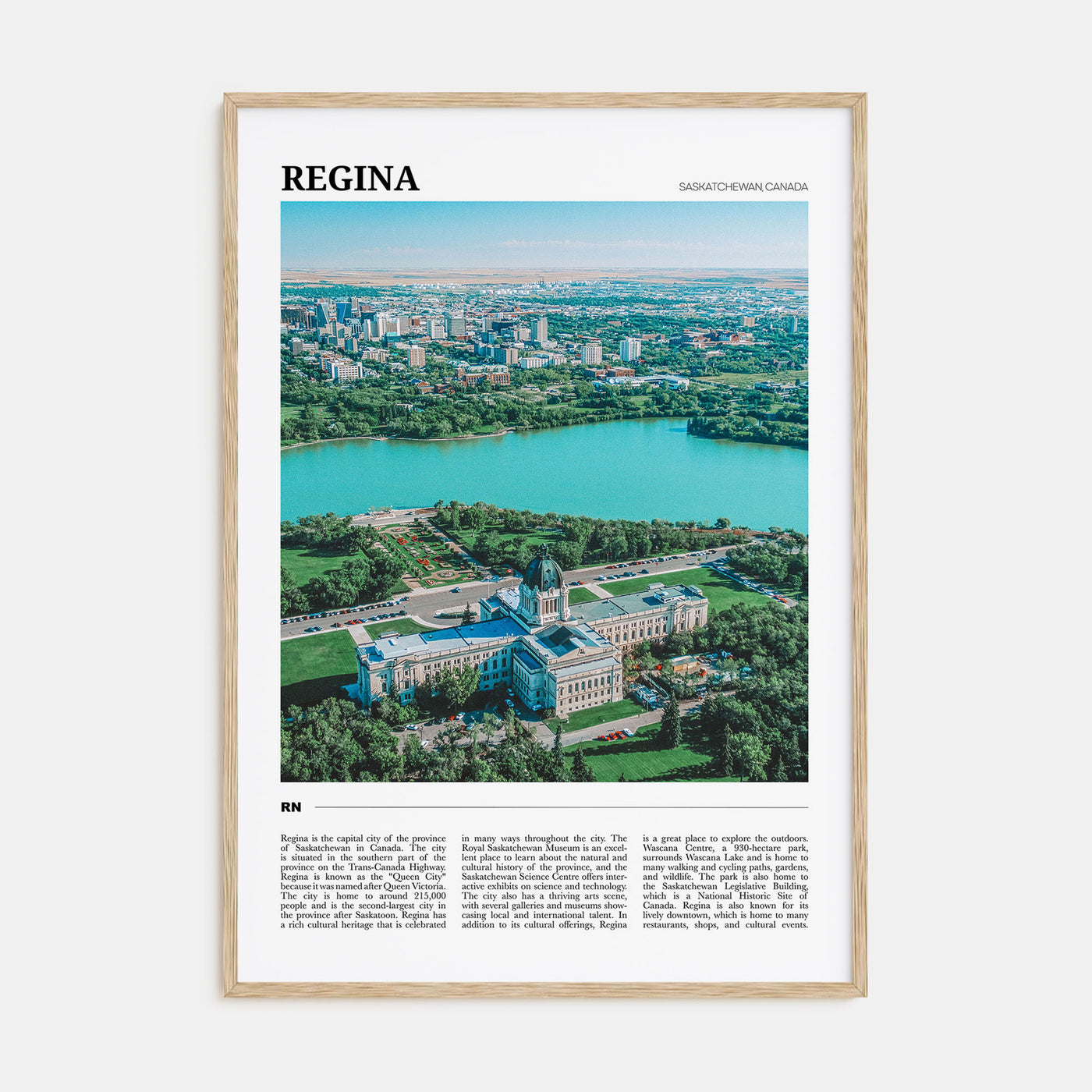 Regina Travel Color Poster