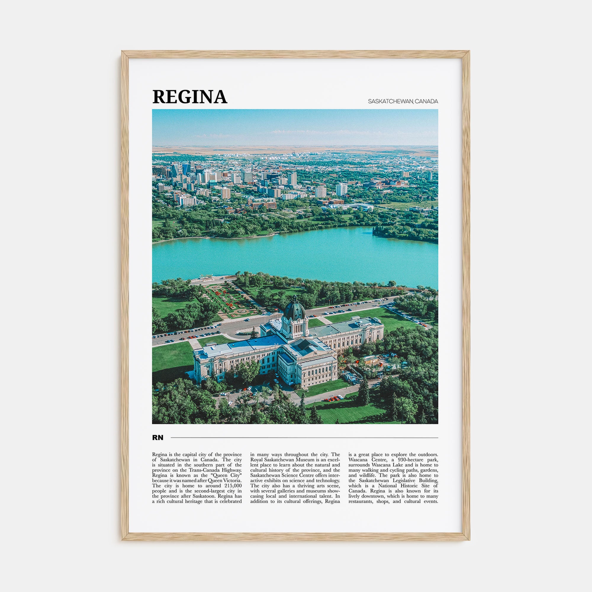Regina Travel Color Poster