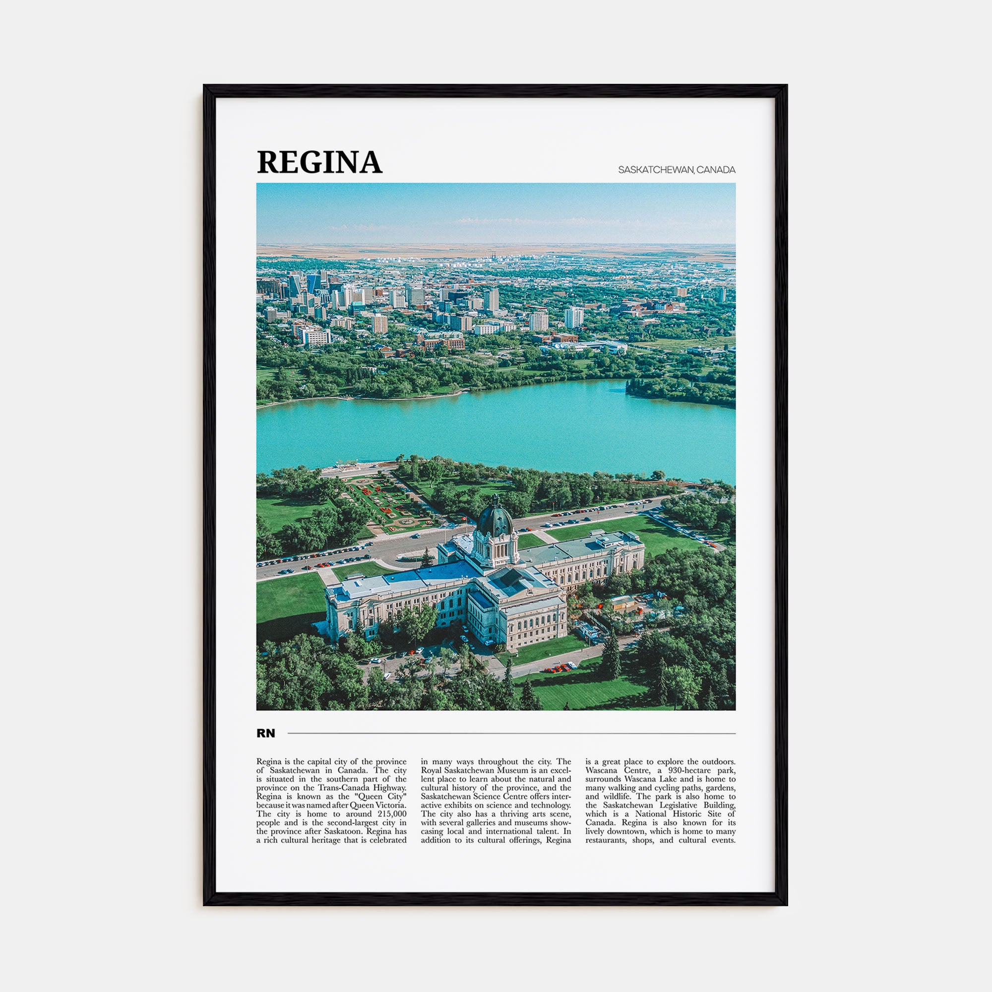 Regina Travel Color Poster