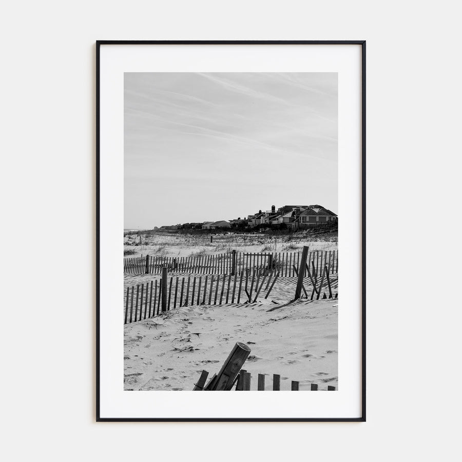 Rehoboth Beach Photo B&W Poster